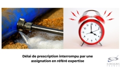 Interruption prescription référé expertise